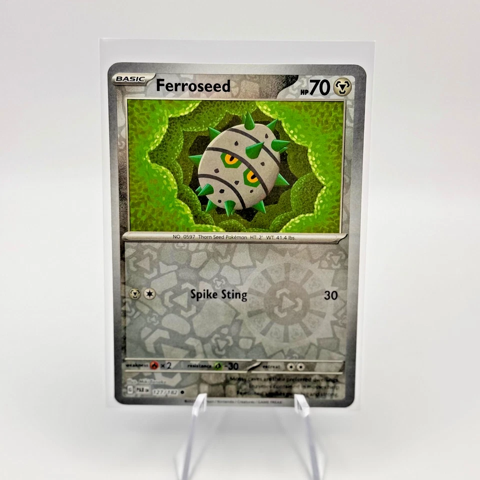 Ferroseed 127/182 Sv04: Paradox Rift Reverse Holo - Image 1 of 1