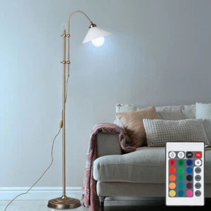 Stehleuchte Standlampe Beistellleuchte RGB LED Fernbedienung Höhenverstellbar - Bild 1 von 11