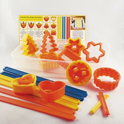 Ausstechförmchen Set 18-teilig für Lochplätzchen Set 1  Serie TRAUM-BÄCKEREI - Bild 1 von 4