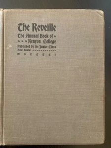 "Kenyon College Yearbook 1901 1902 ""Reveille" 01 02 Gambier, Ohio OH - Imagen 1 de 7
