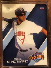 2018 Brooklyn Cyclones Choice #17 Angel Manzanarez Venezuela VZ Baseball Card