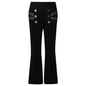 Balmain Girl's Trousers Black [BS6B10-J0035-930] - Picture 1 of 3