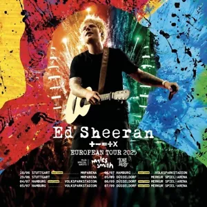Ed Sheeran Tickets | Stehplatz Innenraum | Düsseldorf | 07.09.2025 - Bild 1 von 1