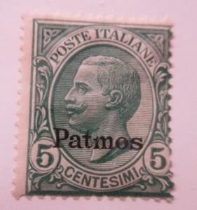 ITALY Aegean Islands Patmo Scott: 2, MLH, Lot28, Cat 4,75 $ - Bild 1 von 1