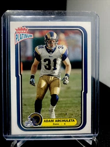 2004 Fleer Platinum Football Card #31 Adam Archuleta - Bild 1 von 2