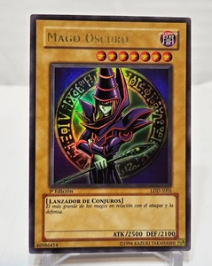 SPANISH Dark Magician LDD-S005 LOB Ultra Rare 1st Edition Yugioh 7941 - Picture 1 of 13