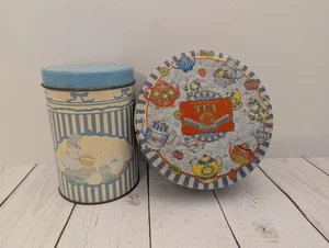 Vtg Tin Lot (2) House Of Lloyd Goose Girl 5.5" Afternoon Tea World Class 6"  - Bild 1 von 15