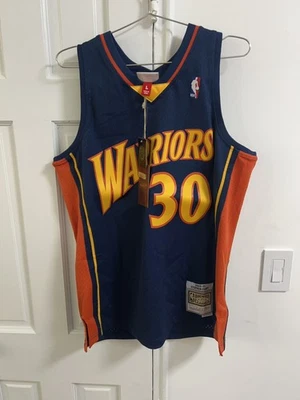 Stephen Curry Mitchell & Ness 2010 Swingman Jersey Warriors -NEW AUTHENTIC-MEN L - Image 1 of 2