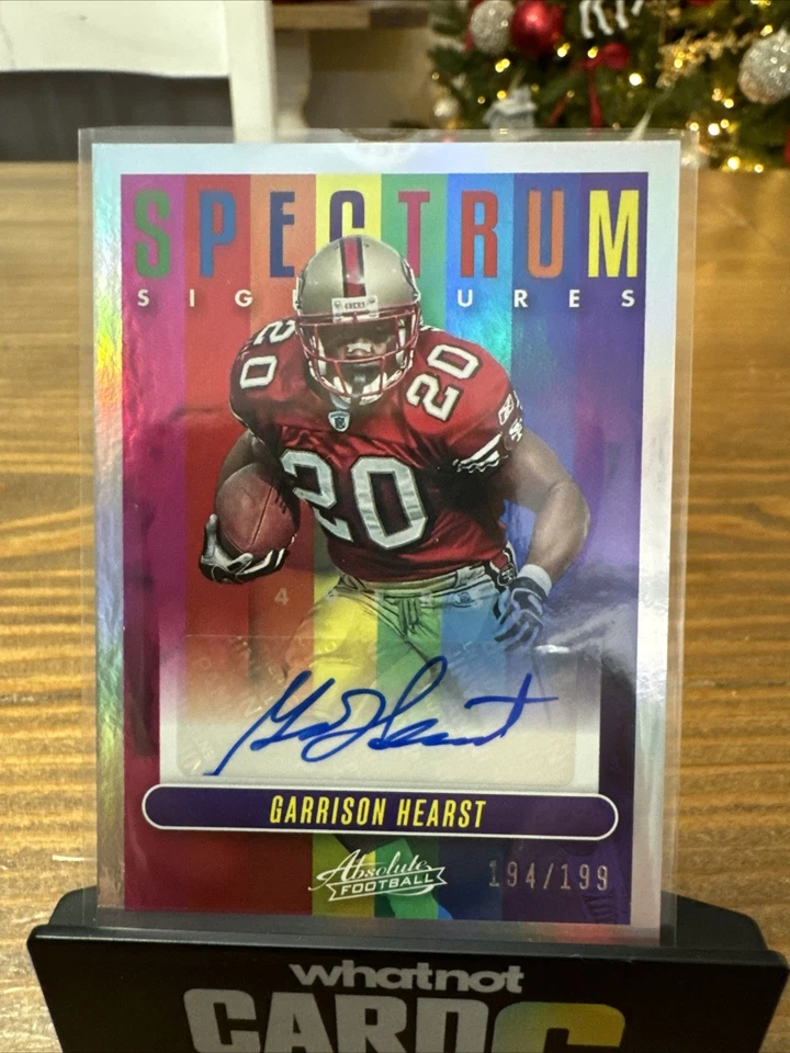 2023 Panini Absolute - Spectrum Signatures Garrison Hearst #SPEC-GH /199 (AU) - Image 1 of 2