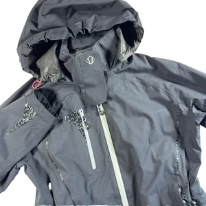 Sunice Hurricane Windbreaker Gortex Jacket Women's S Gray Hooded Golf Outdoors - Picture 1 of 11