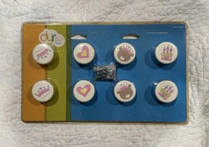 Do Your Room Kids Girls Dresser Knobs Pulls - Princess, Hearts, Bears, Castles - Picture 1 of 8