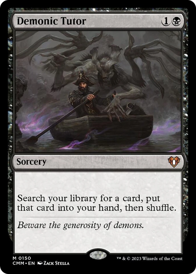 Demonic Tutor Commander Masters - Near Mint - Image 1 of 1