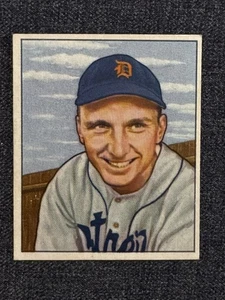 Tarjeta de béisbol Bowman 1950 #242 Dick Kryhoski Detroit Tigers excelente+ - Imagen 1 de 2