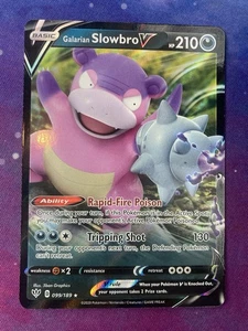 Galarian Slowbro V 099/189 Ultra Rare Holo Pokemon SWSH03: Darkness Ablaze - Bild 1 von 2