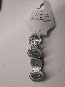 Pulsera árbol plata Kim Rogers nueva con etiquetas - Imagen 1 de 6
