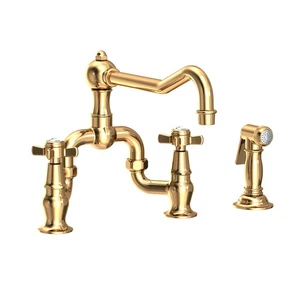 Grifo de cocina Newport de latón Fairfield puente amplio 9451-1/03N latón - Imagen 1 de 1