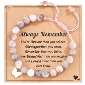 Moda Pulsera Piedra Natural Riqueza Suerte Mujeres Hombres Joyería - Imagen 1 de 8