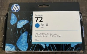 CARTUCHO DE TINTA ORIGINAL HP 72 CIAN DESIGNJET C9371A~130 ml~ - Imagen 1 de 4