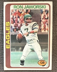 Ron Jaworski - 1978 Topps #449  Philadelphia Eagles  Vintage Football Card  I3 - Picture 1 of 2