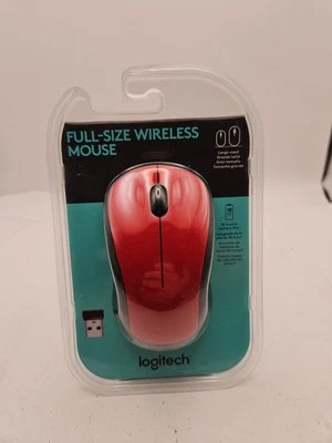Logitech M310 Wireless Optical Mouse - Red - BRAND NEW Sealed - Image 1 of 3