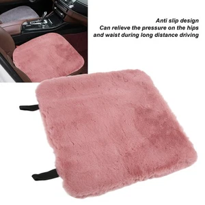 Auto Front Pad Car Cushion Pink For Drivers For Winter - Picture 1 of 22