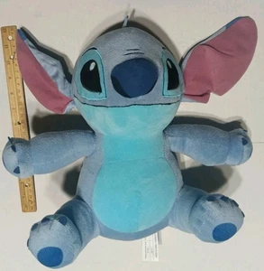 Juguete de peluche Stitch etiqueta Disney 12"-14" pulgadas usado en excelente estado - Imagen 1 de 11