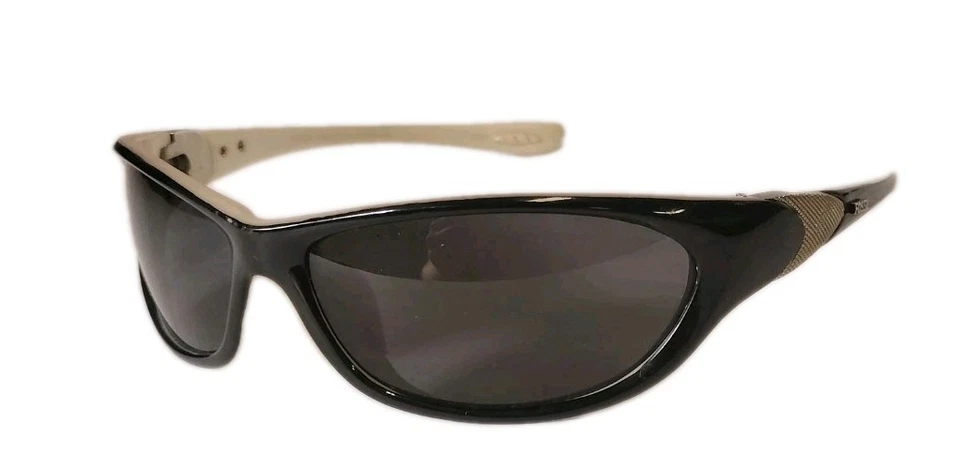 VTG Fossil Edwin Cat No. 3 Sunglasses Wrap Black White Polarized Men’s Rare '04 - Image 1 of 4