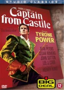 Captain from Castile (DVD) Tyrone Power Jean Peters Cesar Romero Lee J. Cobb - Picture 1 of 2