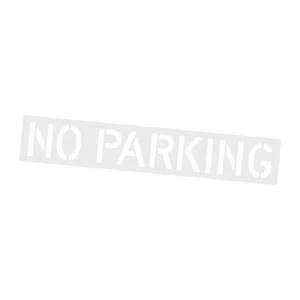 Parkverbot Silikon Schablone Straßenbelag Schriftzug für Wandpflaster - Bild 1 von 4