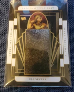 2025 Piezas del Pasado Cleopatra JUMBO MUESTRA PARCHE RELIQUIA FARAÓN EGIPCIO - Imagen 1 de 1