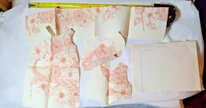 Vintage Puppenmuster Negligee Kleid 13 1/2" - Bild 1 von 1