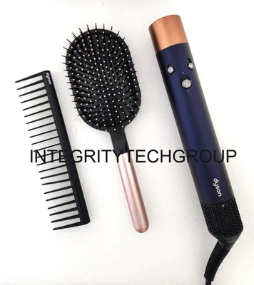 Genuine Dyson Hair Dryer Airwrap Multi Styler Blue/Copper Wand + Brushes (USED) - Image 1 of 4