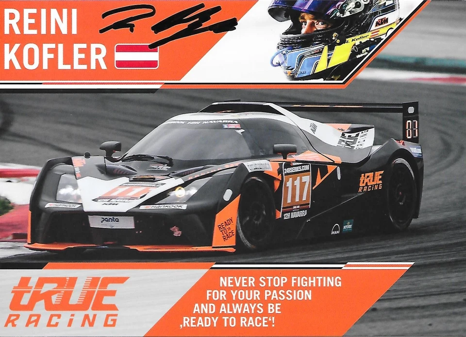 Autogrammkarte "Reinhard Kofler" - 24h Series 2019 - Bild 1 von 1