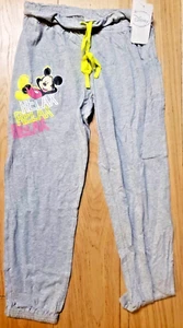 Disney Mickey Mouse Womens Capris Lounge Yoga Pants Relax Medium NEW W Tags - Picture 1 of 4