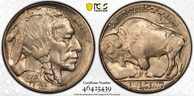 1923-S PCGS & CAC MS64 Buffal Nickel - Image 1 of 4