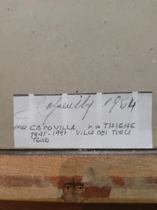 Quadro Paolo Capovilla Villa Dei Tigli Teolo 1964 - Foto 1 di 6