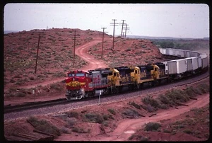 Original Rail Slide - ATSF Santa Fe Railway 511+ Holbrook AZ 6-25-1991 - Picture 1 of 1
