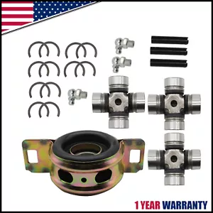 Front Rear Prop Shaft Bearing Carrier & U-joint For Polaris RZR S 4 900 1000 XP - Picture 1 of 10