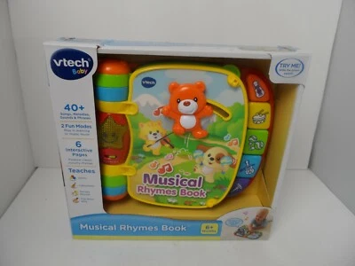 VTech Musical Rhymes Book Toy For Kids, Baby - NEW - Image 1 of 4