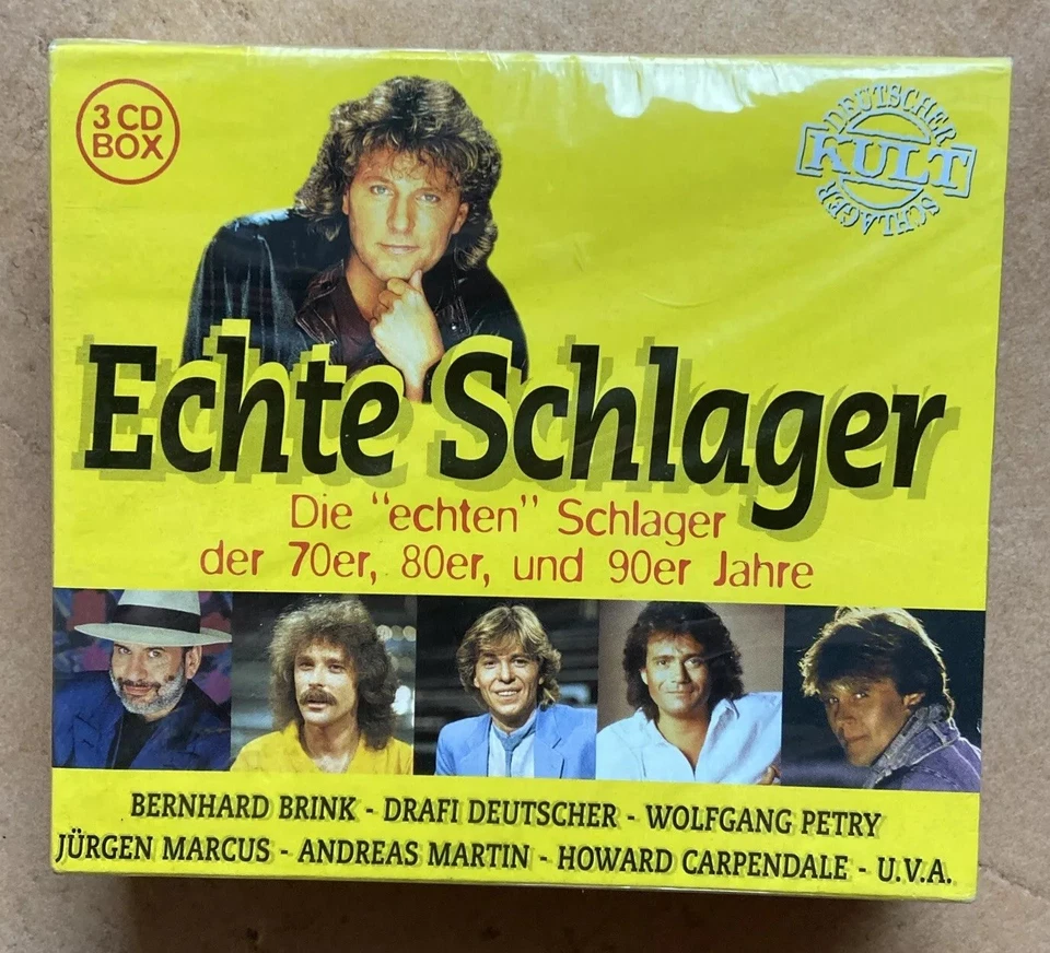 Echte Schlager 70er 80er 90er Brink Petry Carpendale usw. CD - Neu & Verschweißt - Bild 1 von 3