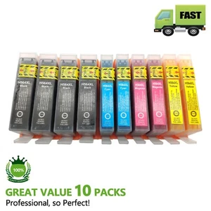 10x Ink Cartridges For HP 564XL Photosmart 3070 4622 5514 6380 6510 7520 HP564XL - Picture 1 of 3