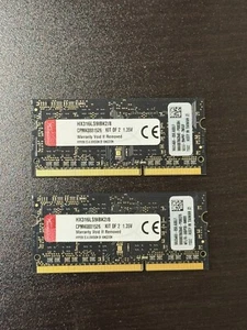 8GB Kingston HyperX Impact HX316LS9IBK2/8 DDR3L-1600 CL9 204-Pin SODIMM 2 x 4GB - Picture 1 of 2