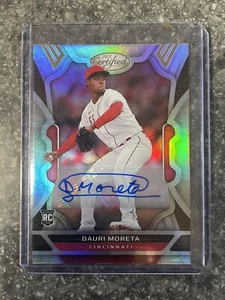 Dauri Moreta 2022 Chronicles Certified RC Auto Reds - Picture 1 of 2