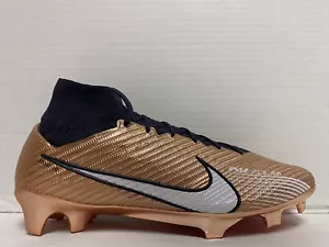 Scarpe da calcio Nike Zoom Superfly 9 Elite FG rame metallizzato DR5932-811 taglia 11,5 - Foto 1 di 9