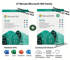 Microsoft 365 Family  | 27 Monate | 6Nutzer | Mehrere PC / MAC | Cloudspei | ESD