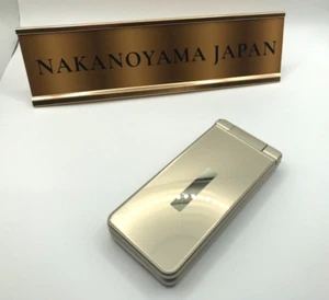 SHARP AQUOS SH-01J DOCOMO ANDROID Flip Phone Keitai UNLOCKED variation Gold - Picture 1 of 9