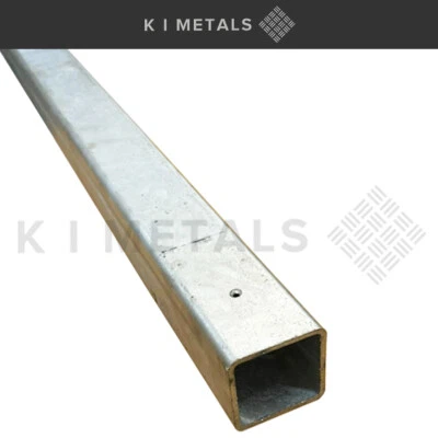 KIMETALS GALVANISED BOX SECTION SQUARE20mm| 25mm | 30mm | 40mm | 50mm | 75mm | 90mm|100mm