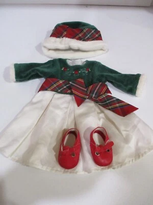 Conjunto de Vestir American Girl Bitty Baby 2005-Sombrero-Vestir-Zapatos-Excelente Estado Foto 1 de 4