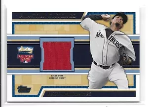 2014 Topps Update Felix Hernandez All Star Stitches Relic # ASR-FH + PPA-FH - Picture 1 of 3