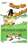 Carry On Behind Movie Poster A3 Size Bar Mancave Home Cinema Room Decor